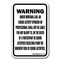 Signmission Safety Sign, 18 in Height, Aluminum, 12 in Length, Equine - Montana A-1218 Equine - Montana - alternate 1